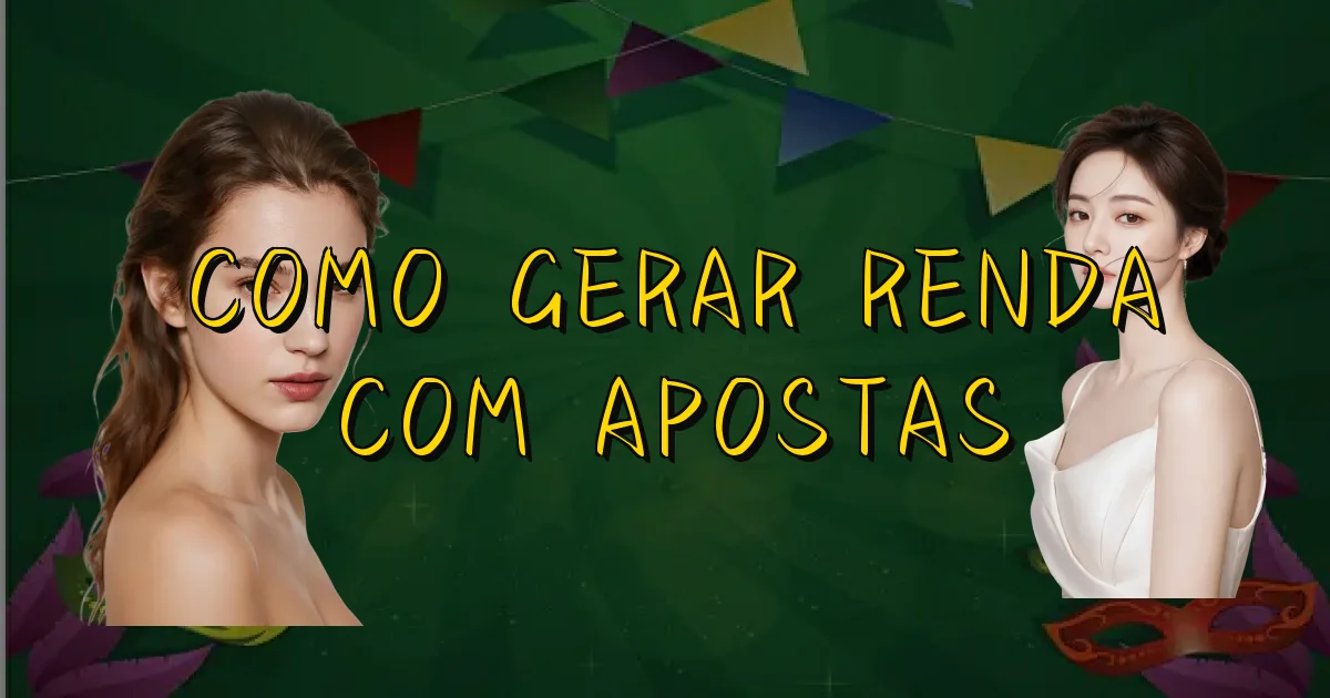 Como Gerar Renda Com Apostas Oficial