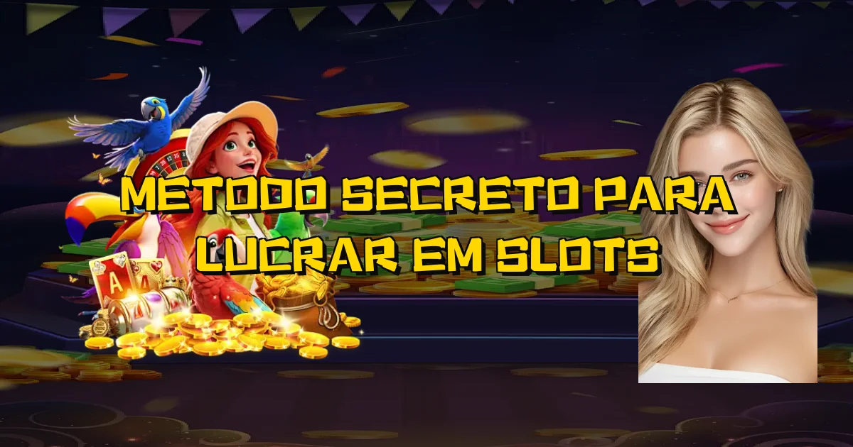 Metodo Secreto Para Lucrar Em Slots Oficial