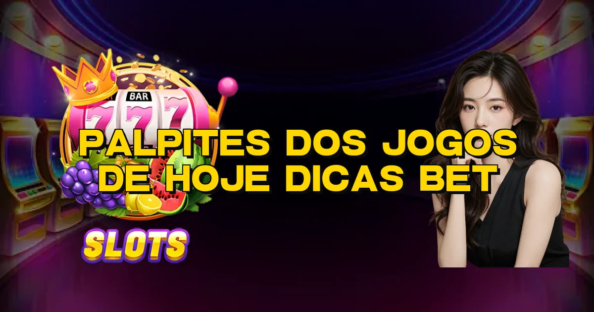 Palpites Dos Jogos De Hoje Dicas Bet Oficial